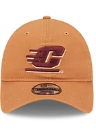 New Era Central Michigan Chippewas Core Classic 2.0 Adjustable Hat - Brown