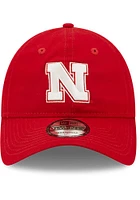 New Era Nebraska Cornhuskers Core Classic 2.0 Adjustable Hat - Red
