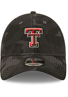 New Era Texas Tech Red Raiders Camo Core Classic 9TWENTY 2.0 Adjustable Hat - Black