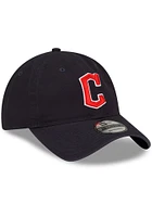 New Era Cleveland Guardians Road Core Classic 2.0 9TWENTY Adjustable Hat - Navy Blue