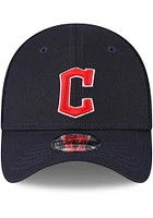 New Era Cleveland Guardians Navy Blue Road JR TOD Team Classic 39THIRTY Youth Flex Hat