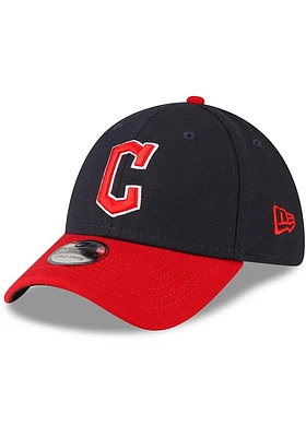 New Era Cleveland Guardians Navy Blue Home JR TOD Team Classic 39THIRTY Youth Flex Hat