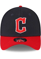 New Era Cleveland Guardians Navy Blue Home JR TOD Team Classic 39THIRTY Youth Flex Hat