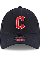 New Era Cleveland Guardians Road The League 9FORTY Adjustable Hat - Navy Blue