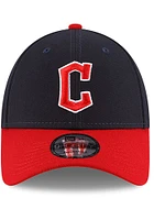 New Era Cleveland Guardians Navy Blue Home JR The League 9FORTY Youth Adjustable Hat