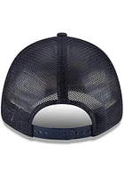New Era Cleveland Guardians Trucker 9FORTY Classic Adjustable Hat - Navy Blue