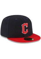 New Era Cleveland Guardians Navy Blue Home My 1st 59FIFTY Youth Fitted Hat