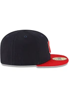 New Era Cleveland Guardians Navy Blue Home My 1st 59FIFTY Youth Fitted Hat