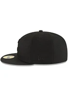 New Era Cleveland Guardians Mens Black Tonal 59FIFTY Fitted Hat