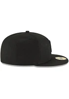 New Era Cleveland Guardians Mens Black Tonal 59FIFTY Fitted Hat
