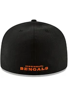 New Era Cincinnati Bengals Mens Black Super Bowl LVI Patch 59FIFTY Fitted Hat