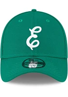 New Era Eastern Michigan Eagles Mens Green Script E Team Classic 39THIRTY Flex Hat