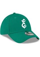New Era Eastern Michigan Eagles Mens Green Script E Team Classic 39THIRTY Flex Hat