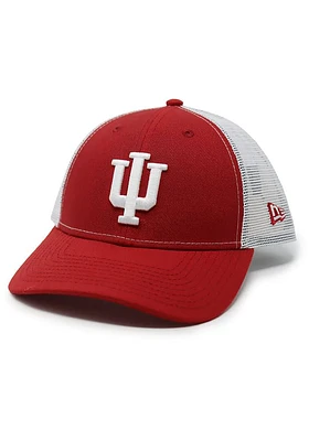 New Era Indiana Hoosiers Trucker 9FORTY Classic Adjustable Hat - Red
