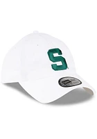 New Era Michigan State Spartans Casual Classic Sport Modern Adjustable Hat - White