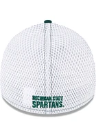 New Era Michigan State Spartans Mens Green 2T Neo 39THIRTY Iconic Flex Hat