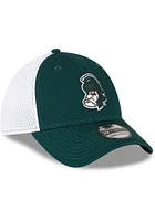 New Era Michigan State Spartans Mens Green Retro 2T Neo 39THIRTY Flex Hat