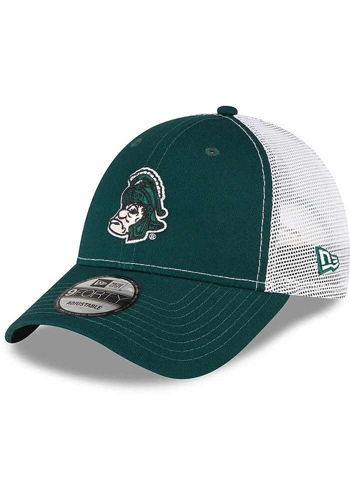 New Era Michigan State Spartans Retro Trucker 9FORTY Adjustable Hat - Green