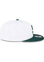 New Era Michigan State Spartans White 2T Basic 9FIFTY Mens Snapback Hat