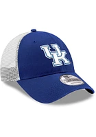 New Era Kentucky Wildcats Trucker 9FORTY Adjustable Hat - Blue