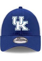 New Era Kentucky Wildcats Trucker 9FORTY Adjustable Hat - Blue