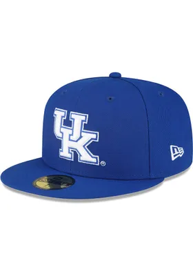 New Era Kentucky Wildcats Mens Blue Basic 59FIFTY Fitted Hat