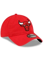 New Era Chicago Bulls Core Classic 2.0 9TWENTY Adjustable Hat - Red