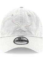New Era Philadelphia Eagles Retro Tonal Core Classic 9TWENTY Adjustable Hat - White