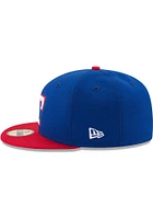 New Era Texas Rangers Mens Blue 1977 Turn Back the Clock 59FIFTY Fitted Hat