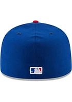 New Era Texas Rangers Mens Blue 1977 Turn Back the Clock 59FIFTY Fitted Hat