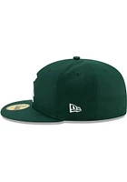 New Era Michigan State Spartans Mens Green Basic 59FIFTY Fitted Hat