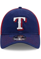 New Era Texas Rangers Blue JR Team Fronted 9TWENTY Adjustable Toddler Hat