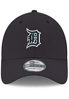 New Era Detroit Tigers Mens Navy Blue Color Pop Tonal Team Classic 39THIRTY Flex Hat
