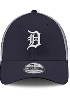 New Era Detroit Tigers Mens Navy Blue 2T Team Neo 39THIRTY Flex Hat