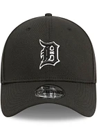 New Era Detroit Tigers Mens Black Color Pop Tonal Team Classic 39THIRTY Flex Hat