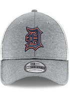 New Era Detroit Tigers Mens Grey Shadowtech 2T Team Neo 39THIRTY Flex Hat