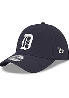 New Era Detroit Tigers Mens Navy Blue Cooperstown 1945 Team Classic Flex Hat
