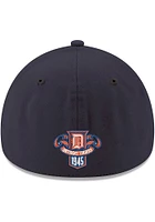 New Era Detroit Tigers Mens Navy Blue Cooperstown 1945 Team Classic Flex Hat