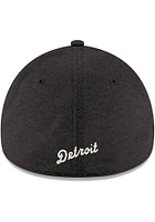 New Era Detroit Tigers Mens Black Cooperstown Shadowtech 39THIRTY Flex Hat