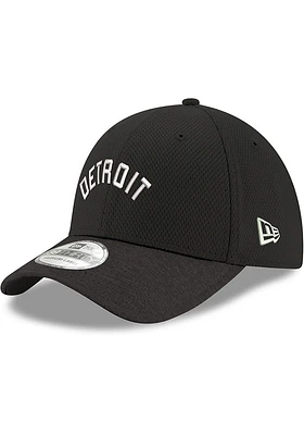 New Era Detroit Tigers Mens Navy Blue Diamond Shadow Visor 39THIRTY Flex Hat