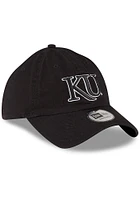 New Era Kansas Jayhawks Casual Classic Adjustable Hat - Black