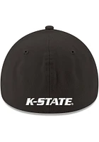 New Era K-State Wildcats Mens Black Team Classic 39THIRTY Flex Hat