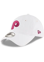 New Era Philadelphia Phillies Cooperstown Core Classic 9TWENTY Adjustable Hat - White