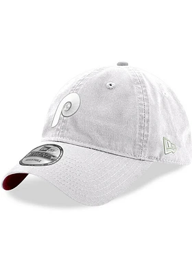 New Era Philadelphia Phillies Tonal Core Classic 9TWENTY Adjustable Hat - White