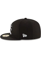 New Era Chicago Bears Mens Black C Logo Tonal Basic 59FIFTY Fitted Hat