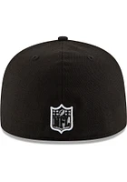 New Era Chicago Bears Mens Black C Logo Tonal Basic 59FIFTY Fitted Hat