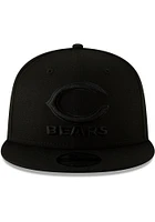 New Era Chicago Bears Black C Logo Tonal 9FIFTY Mens Snapback Hat