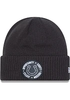 New Era Indianapolis Colts Black 2022 Social Justice Sport Mens Knit Hat