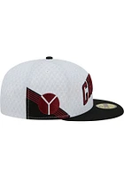 New Era Chicago Bulls Mens White 2022 NBA City Edition 59FIFTY Fitted Hat