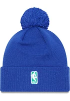 New Era Dallas Mavericks Blue 2022 NBA City Edition Mens Knit Hat